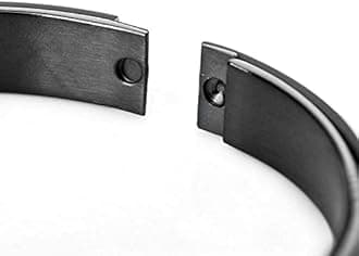 okos Men's Fashion Jewellery High Polished Stylish Stainless Steel Full Kada Style Bracelet For Boys and Men BR1000049