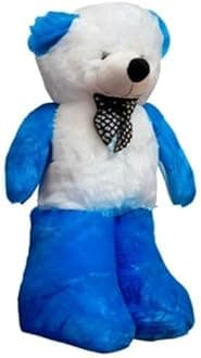 BHAGWATI Panda Teddy Bear Plush Stuffed Animals Soft Toys, Huggable Teddy Bear, Birthday Gift for Boys, Girls, Wife, Girlfriend, Women, Kids Valentine's Christmas Gift (3 Feet, Blue White)