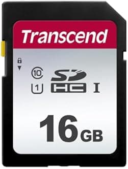 Transcend TS16GSDC300S 16GB UHS-I U1 SD Memory Card