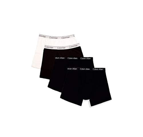 Calvin Klein Boys' Underwear 4 Pack Boxer Brief Basic Value Pack
