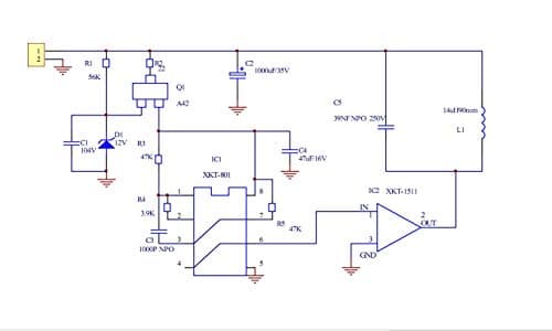 Taidacent 12V 2A Wireless Power Supply Module Wireless Charging Module Wireless Transmission Module