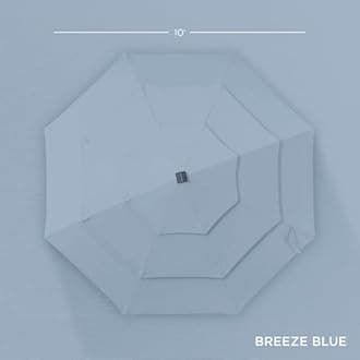 Best Choice Products 10ft 3-Tier Solar Patio Umbrella, Outdoor Market Sun Shade for Backyard, Deck, Poolside w/ 24 LED Lights, Tilt Adjustment, Easy Crank, 8 Ribs