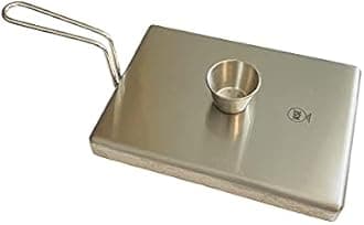 Rattleware Stainless Steel Egg Rings - Commercial-Grade, Even Cooking, Heat-Resistant Handle, Ideal for Frying Eggs - Durable & Trusted by Professional Chefs Worldwide (6 Ring Set)