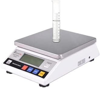 SurmountWay High Precision Digital Scale - 6kg x 0.1g, Accurate for Lab, Industrial, Commercial & Kitchen Use