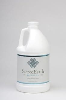 All natural products - Sacred Earth Massage Lotion - half gallon