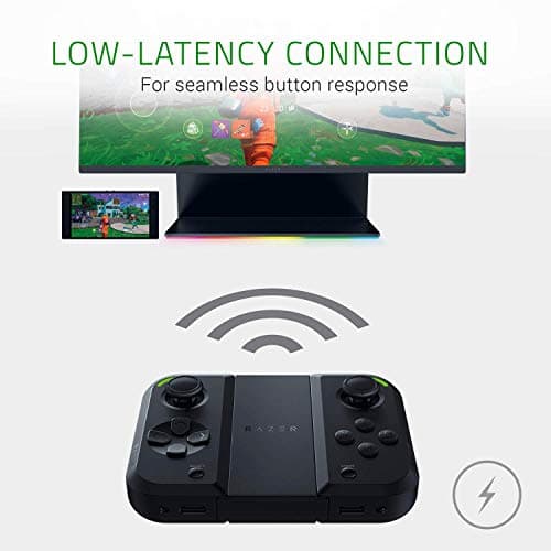 Razer Junglecat Dual-Sided Mobile Game Controller for Android: Modular Design - 100 Hr Battery Life - Bluetooth Low-Latency - Compatible w Phone 2, Galaxy Note 9, Galaxy S10+
