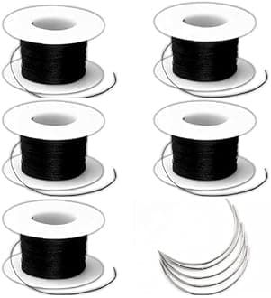 FORGESY Training purpose suture thread for students,doctors,nurses(5 Pc With 5 Needle) Suturing Forceps