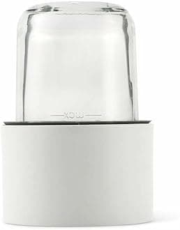 Glass Multi Mill (Chopper/Grinder) Attachment Compatible with KENWOOD CHEF - BAKER, COOKING, ELITE, PATISSIER, SENSE, TITANIUM, XL Series Kitchen Machine Stand Mixer AT320A Clear/White