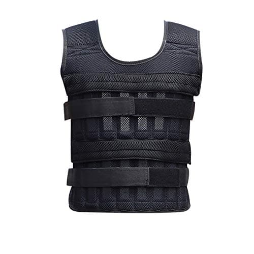 Sumerlly Weighted Vest Adjustable Loading Weight Jacket Exercise Weightloading Vest Boxing Training Waistcoat