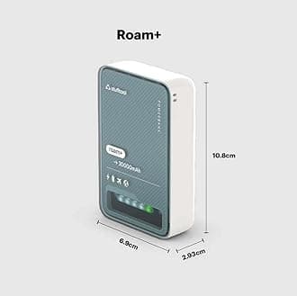 - Roam+ 20000mAh Compact Powerbank with 20W Type C Output Charges iPhone 50% in 30 mins and 22.5 Fast Charging, Type A Port - Cool Transparent with Glossy Finish