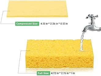 Cellulose Sponge 6pcs