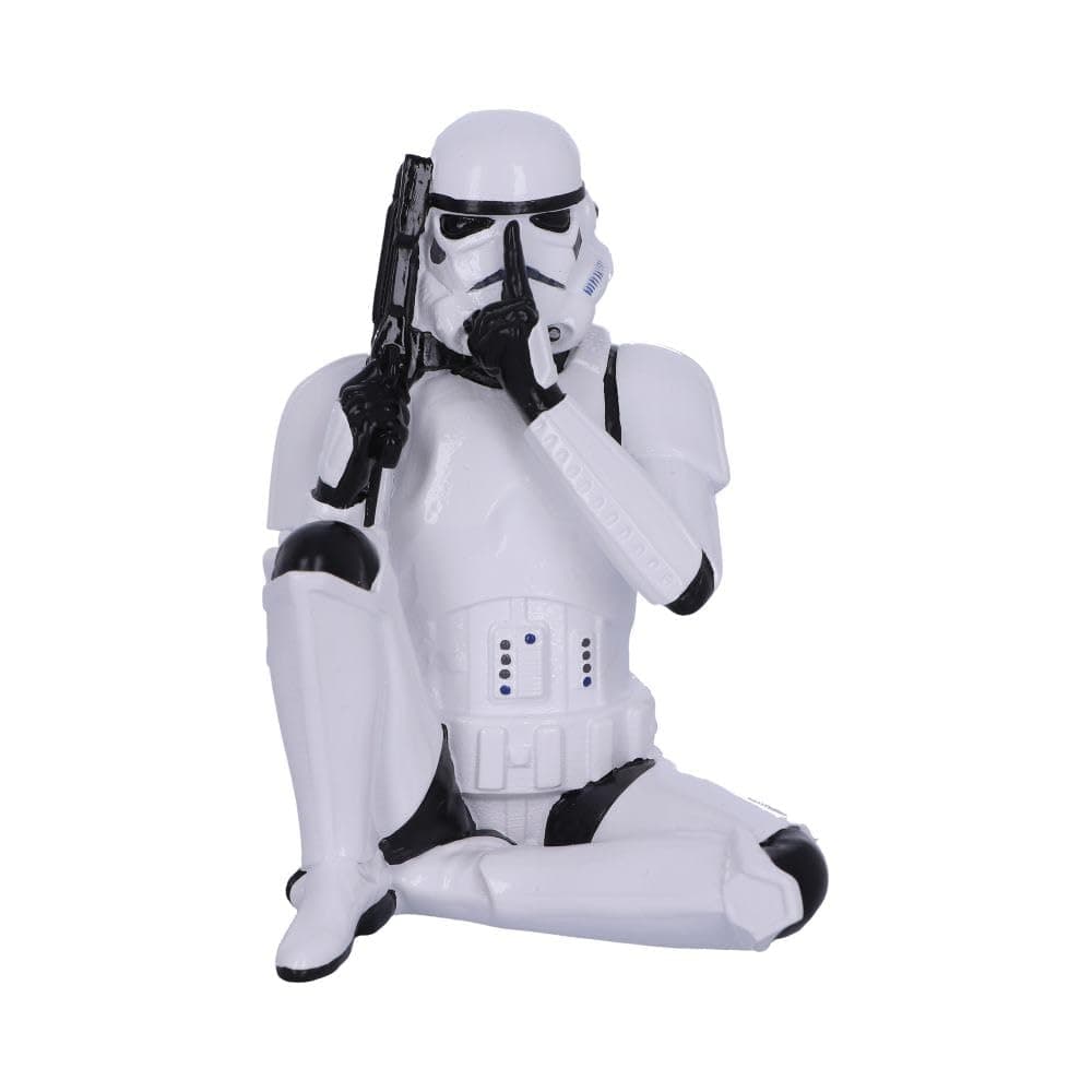 Original Stormtrooper Three Wise Sci-Fi Speak No Evil, Multicolour, 10cm