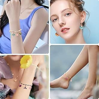 ZLYSYCM 120 Pcs Summer Ocean Themed Sea Charms for Jewelry Making, Assorted Gold Enamel Starfish Seashell Marine Pendants for Necklace Earring Bracelet Crafting Gifts for Women Mom