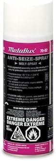 Metaflux Anti Seize Lubricant Spray Long-Lasting Seizure and Corrosion Protection for All Metals –Assembly Separation Penetrating Oil for Sealing Metal Bolts and Nuts – High Performance Thread Grease