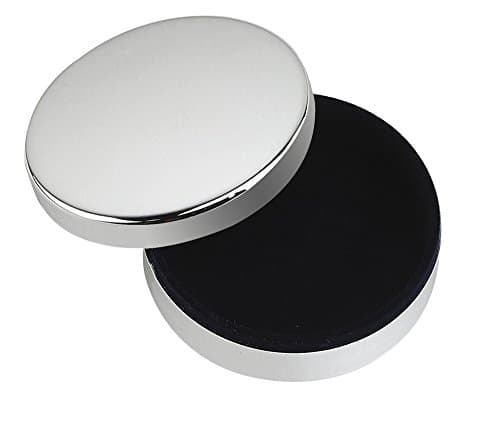 Upper Gifts Silver Round Keepsake Box