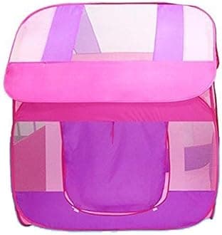 BabyGo Pink Playhouse Foldable Kids Children's Indoor Outdoor Pop Up Play Theme Tent House Toy (Pink)