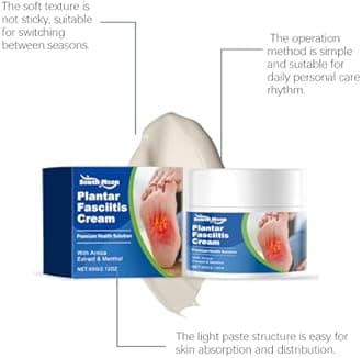 South Moon Plantar Fasciitis Cream,Herbal Therapy Product for Heel Spur,Heel Spurs, Knee, Hands & Legs(60G/2.12Oz)