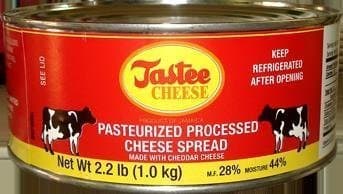 Tastee CheesePasteurized Processed Cheese Spread 5 Lb