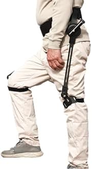 Bionic Power Walking Aid, Exoskeleton Assistance for Walking, Stroke Hemiplegia Lower Limb Training Device, 3 Level Adjustable Strength, for Elderly People with Limited Mobility