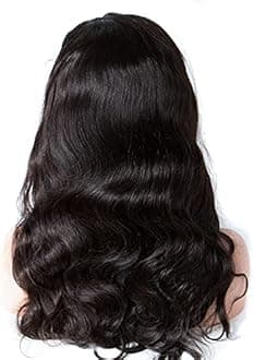 ZILING 18 Inch Body Wave Wear and Go Glueless Wigs Human Hair Pre Plucked Pre Cut with Baby Hair 200 Density 4x4 Lace Front Closure Wigs for Women