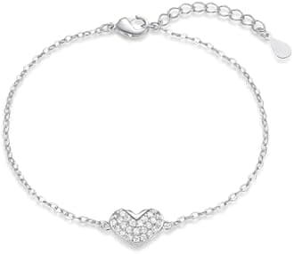 Dainty Layering Bracelets for Women 18 k Gold Plated Fashion Adjustable Chunky Cuban Paperclip Link Chain Bracelets Jewelry for Women Girls Gift