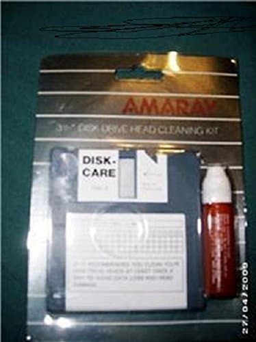 Premium 3.5" Floppy Disk Drive Cleaning Kit - Cleaner Disk + Solution