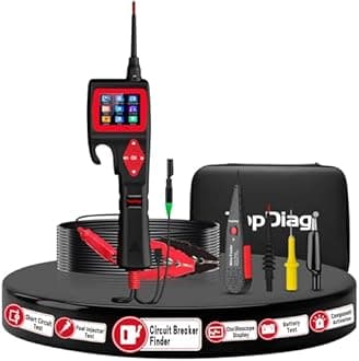 9-30v Car Circuit Tester 12V 24V Power Circuit Probe Kit Automobile Relay TesterDigital Multimeter Oscilloscope&Injector Test Tool Diode Tester Voltage Detector for Truck Marine Motorcycle Boat