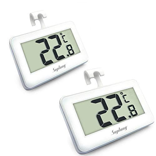 Suplong 2 Sets Fridge Thermometer