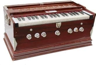 BV4 HARMON-Y Two Fold BASS Reed 7 Stopper Harmonium 3.1/4 Octave Hand Pumped Harmonium (Two Fold Bellow, Bass Reed) GBCD52