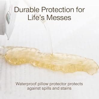 Coop Home Goods Ultra-Tech Pillow Protector, Waterproof, King Size Pillow Covers - Set of 2