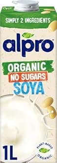 Organic Soya No Sugars Plant-Based Long Life Drink, Vegan & Dairy Free, 1L