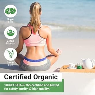 Matcha Moon Daily Zen Organic Matcha Green Tea Powder - All-Purpose Cafe Grade, Bursting with Antioxidants & L-Theanine - From Uji, Kyoto Japan - 100g Value Tin