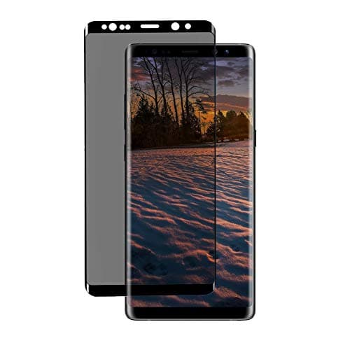 2 Pack Note 8 Privacy Screen Protector, Anti-Spy Tempered Glass [3D Curved][Case Friendly] [9H Hardness ] Screen Protector Shield Compatible Samsung Galaxy Note 8 (Black)