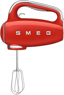 Smeg Red 50's Retro Style Electric Hand Mixer… (Red)