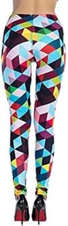 Ndoobiy Printed Leggings Basic Workout Yoga Pants Buttery Smooth Womens Leggings
