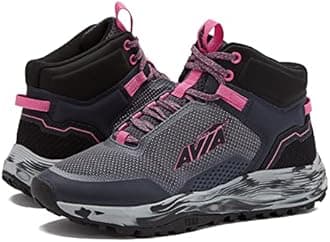 Avia Grit Sport Women’s Hiking Boots, Mid Top Ankle Trail Shoes for All Weather