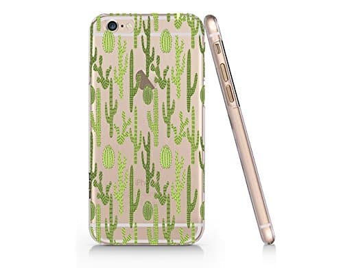 Cactus Pattern Slim Iphone 6 6S Case, Clear Iphone 6 6S Case Plastic Hard Case Unique Design-Quindyshop (AM587)