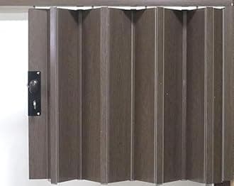 PVC Folding Door (Sliding Door) (Light grey, W100CM x L220CM)