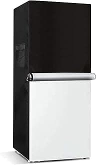Bitubi Upright Freezers Cover,Outdoor Refrigerator Cover,– Waterproof, Dustproof, Sun-Proof, 23" W x 23" D x 56" H. Suitable for most 5-7.5 Cubic Compact Mini Freezer on market (Black)