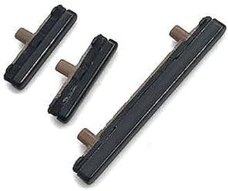 Side Power On Off Volume Button Key Replacement Repair Part for Samsung Galaxy Note 8 (Black)