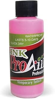 Body Paint - ProAiir Temporary Tattoo Ink - 4.2 oz (120ml) Bubblegum Pink
