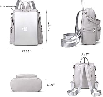 Kayla Stylish Vegan Leather Backpack & Purse for Women | Gifts | Shoulder Bag for Women and Girls | College Bag for Girls | Multipurpose Travel Bag | Durable | Multipurpose