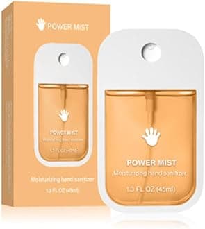 Power Mist Hydrating Hand Sanitizer Spray for Adults and Kids, Portable Hand Sanitizer Spray Travel Size, Ha/nd Saniti/ser, Mini500-Sprays Each, Multi-Flavor (Pumpkin flavor)