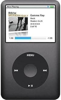 1TB iPod Classic 7th Generation Space Gray (MP3 Player, upgraded, 1000.0 GB, FLAC support)