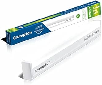 Crompton Laser Ray Neo 5W LED Batten |1 feet Slim Batten for Living Room & Bedroom | Energy Efficient Tubelight for Home | BIS Approved | Cool Day Light (6500K) (Pack of 1)