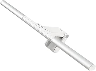 BenQ ScreenBar Pro Monitor Light/Brightness & Color Temperature Adjustment/Space Saving/Curved Monitor Compatible/Wide Area Lighting/Eye-Friendly/Glare Reduction/Space Saving/PC Work/USB Type-C/Home