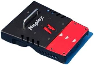 Nisplay Portable Tennis Ball Machine (26lbs) - Dual Motor for TopSpin and Backspin, 80+ Balls, Max 68MPH, 4+ Hours Play with External Lithium Battery