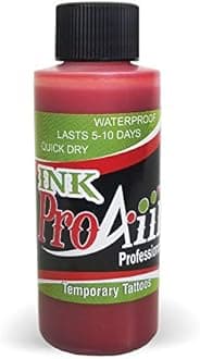 Body Paint - ProAiir Temporary Tattoo Ink - 4.2 oz (120ml) Blood Red