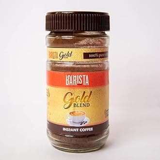 Barista Coffee, Instant Coffee, Coffee Powder, Gold Blend Instant Coffee Powder, Rich & Smooth Coffee Powder, Make Hot Coffee or Cold Coffee, 100g Glass jar, Pack of 1