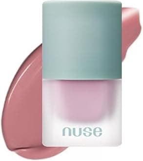 Mousse Care Cheek - Liquid Blush for Cheeks | Soft Color, Glowy Finish, Buildable & Watercolor Effect Blush for Natural Look | Vegan Makeup (04 Mauve Solid)